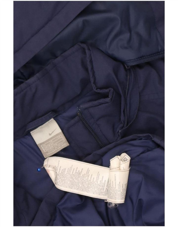 Μπουφάν Nike Boys με κουκούλα Windbreaker 13-14 Years XL Navy Blue Polyester