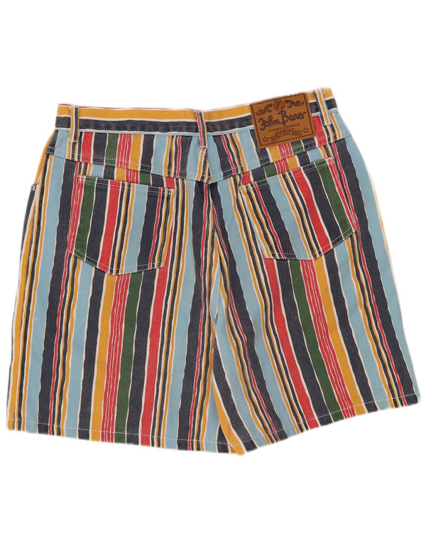 John Baner Γυναικείο Casual σορτς UK 16 μεγάλο W32 πολύχρωμο ριγέ