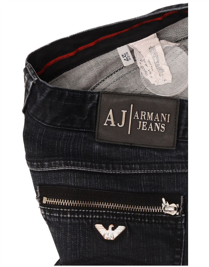 Armani Γυναικείο Slim Jeans W27 L28 Navy Blue Cotton