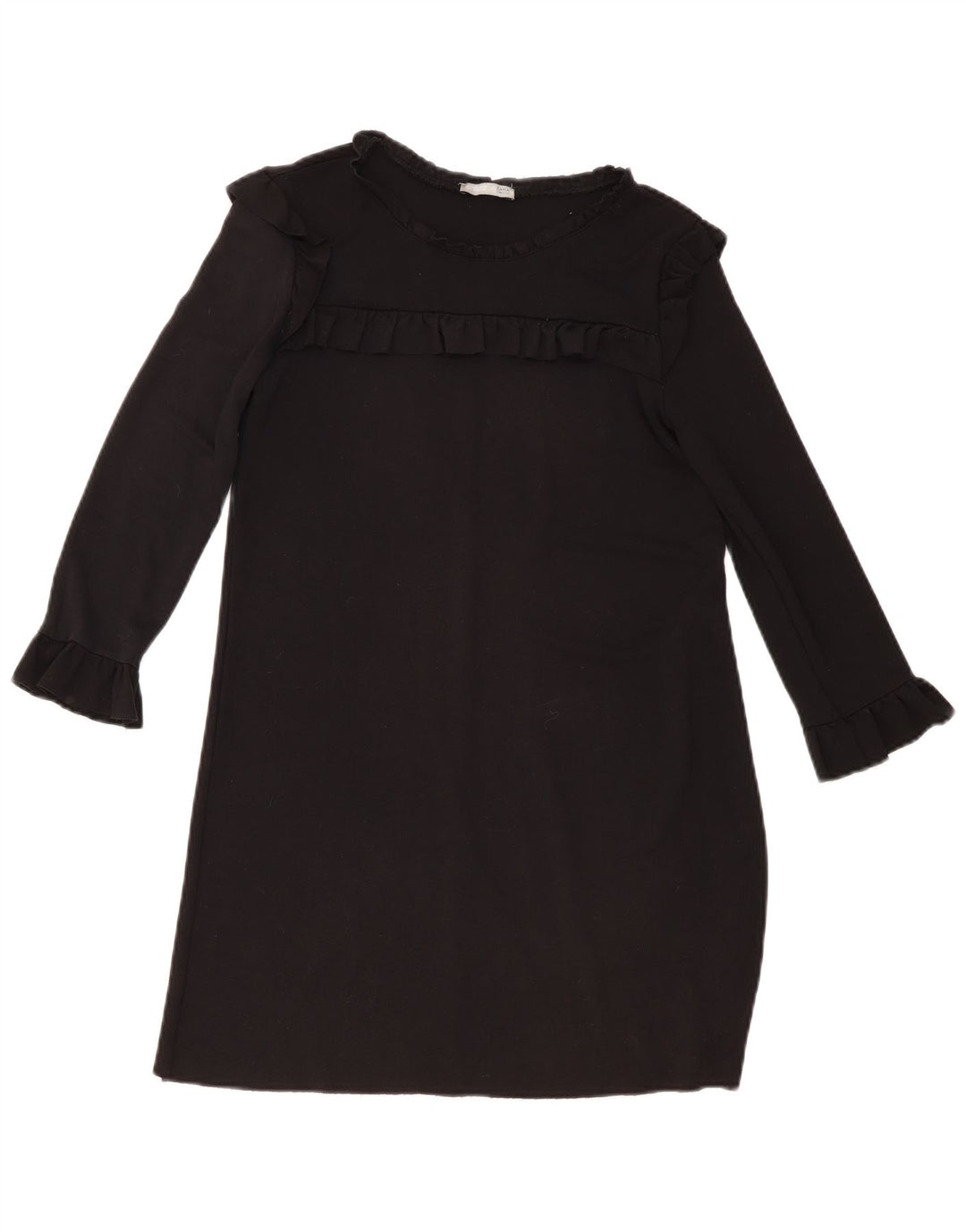 Zara Γυναικείο Jumper Φόρεμα UK 10 Small Black