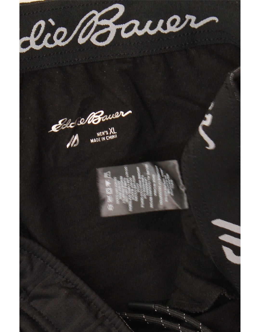 Ανδρική αθλητική φόρμα EDDIE BAUER Παντελόνι Joggers XL Μαύρο πολυεστέρα