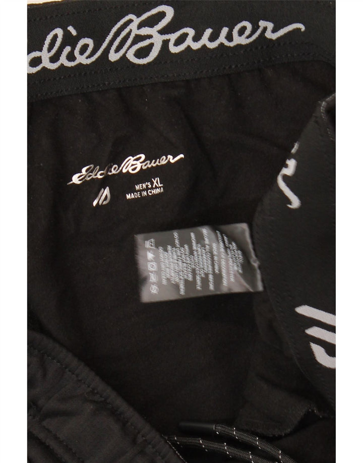 Ανδρική αθλητική φόρμα EDDIE BAUER Παντελόνι Joggers XL Μαύρο πολυεστέρα