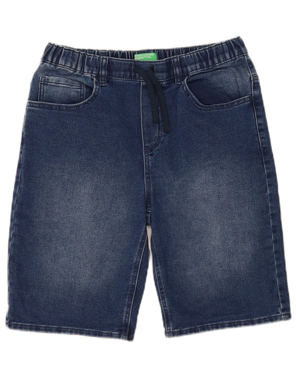 Benetton Boys τζιν σορτς 13-14 ετών 3XL W30 μπλε βαμβακερό