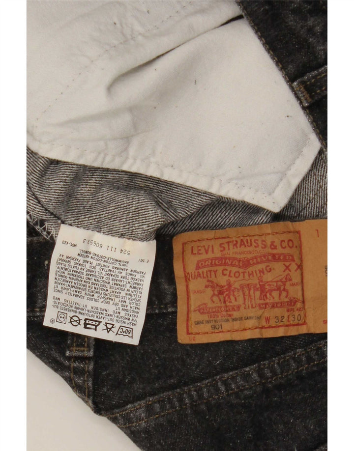 Γυναικείο Levi's 901 Tapered Jeans W32 L30 Γκρι βαμβακερό