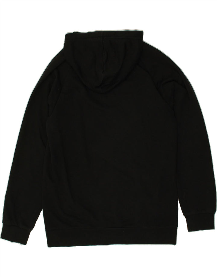 ADIDAS Mens Graphic Hoodie Jumper Medium Black Cotton Vintage Adidas and Second-Hand Adidas from Messina Hembry 