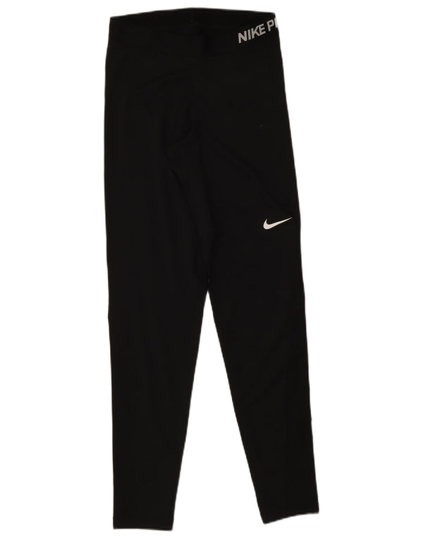 Γυναικεία κολάν Nike Dri Fit Graphic UK 12 Medium Black Polyester