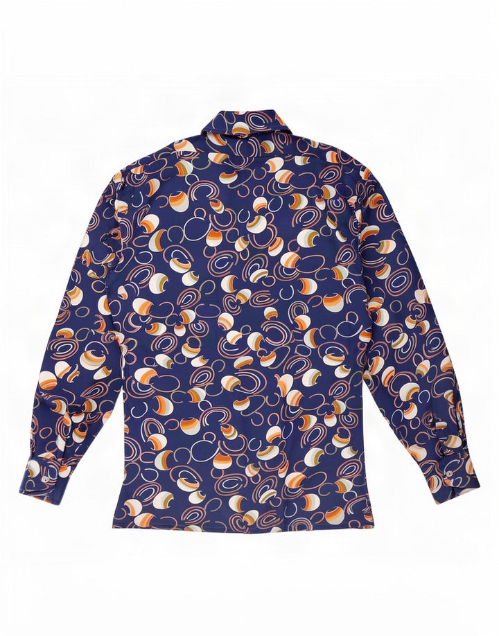 Ανδρικό πουκάμισο Barnaby Μέγεθος 39 15 1/2 Medium Navy Blue Geometric