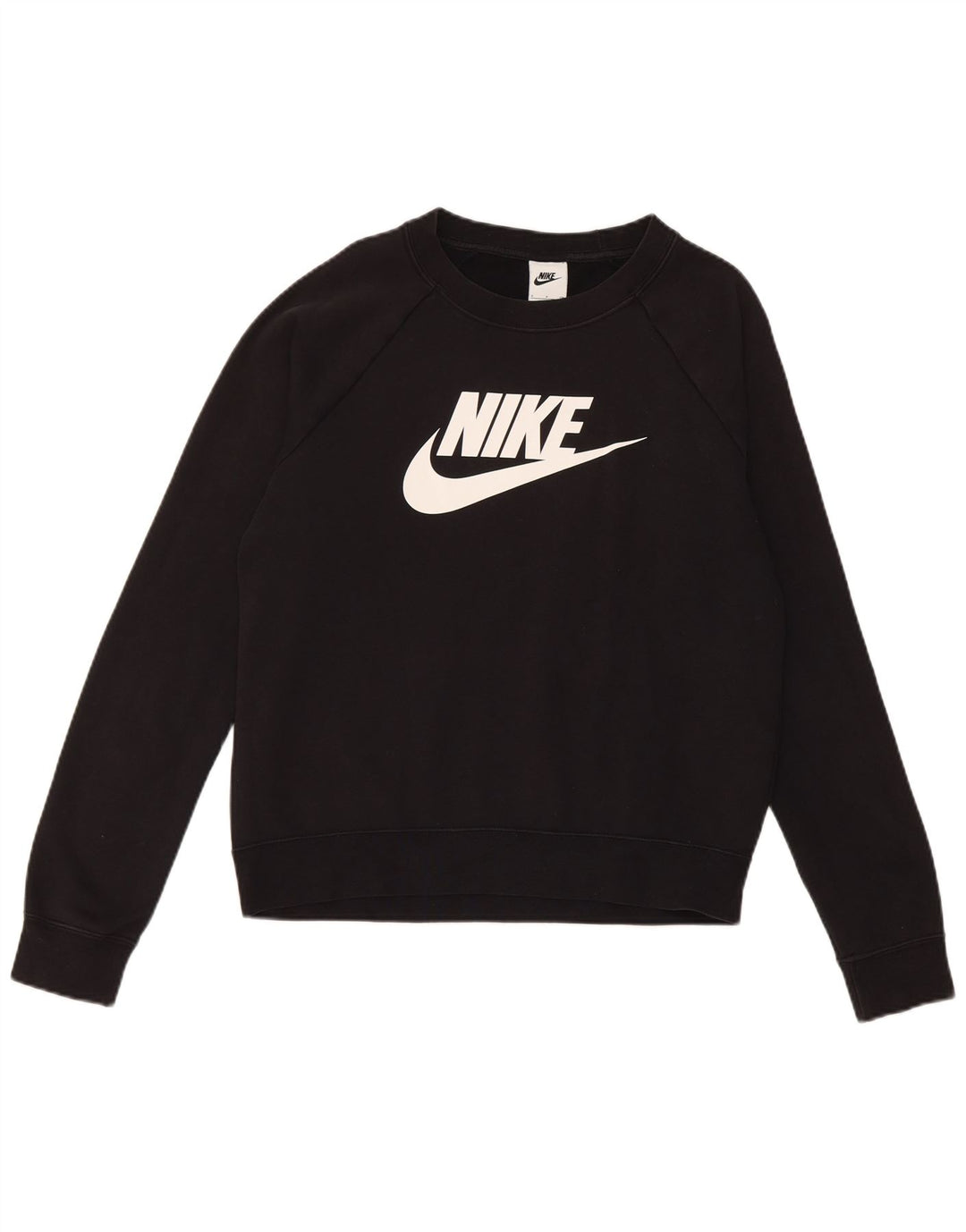 Γυναικείο γραφικό υπερμεγέθη φούτερ Nike UK 12 Μικρό μαύρο βαμβακερό