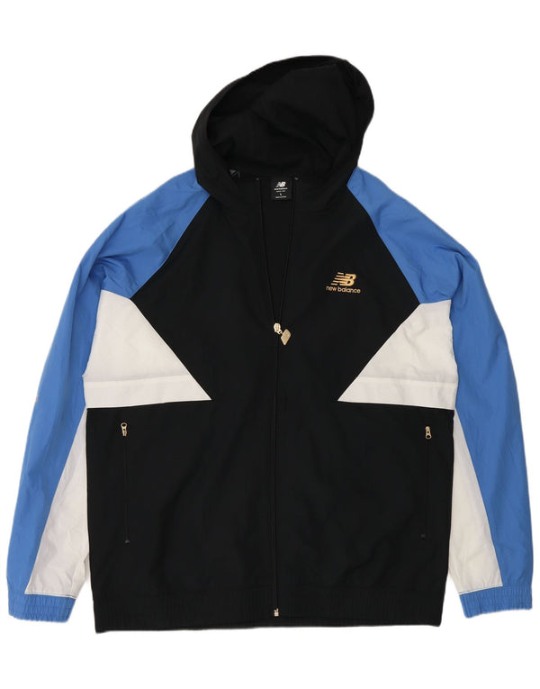 Ανδρική φόρμα γραφικών New Balance Top Jacket Large Black Colourblock