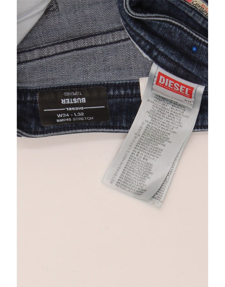 Ανδρικό τζιν DIESEL Buster Tapered W34 L34 Navy Blue Cotton