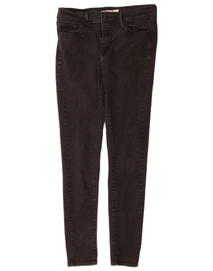 LEVI'S Γυναικείο 710 Super Skinny Jeans W29 L28 Μαύρο βαμβακερό