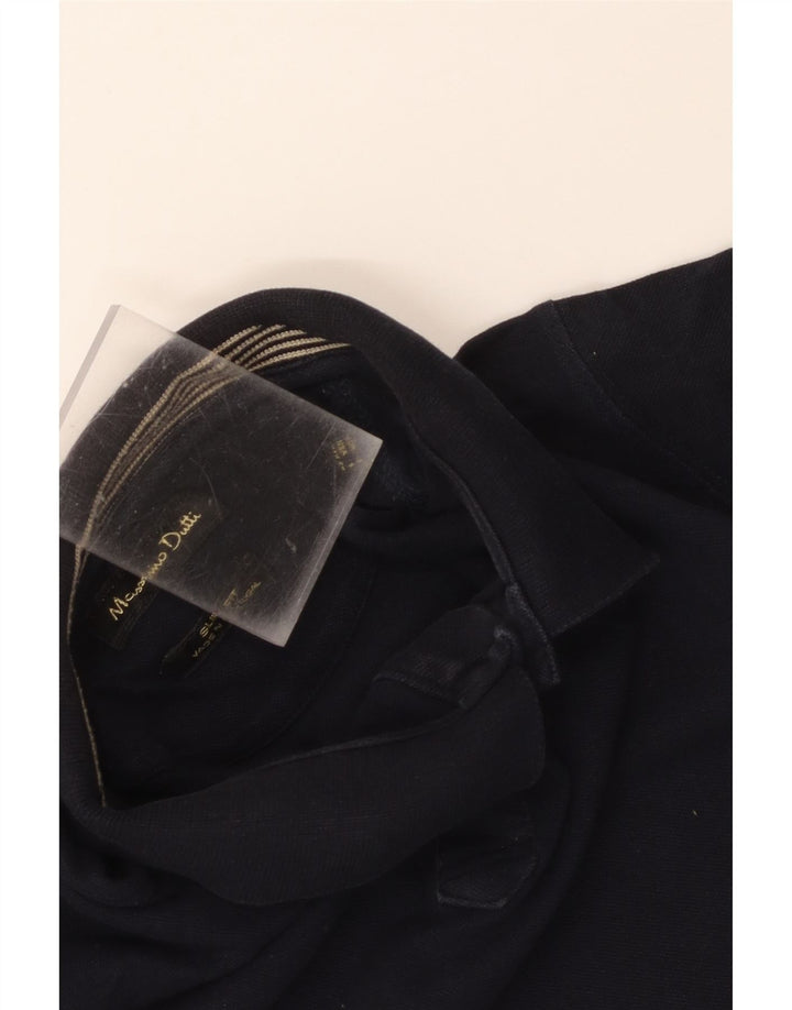 Massimo Dutti Ανδρικό πουκάμισο Polo Slim Fit Small Navy Blue