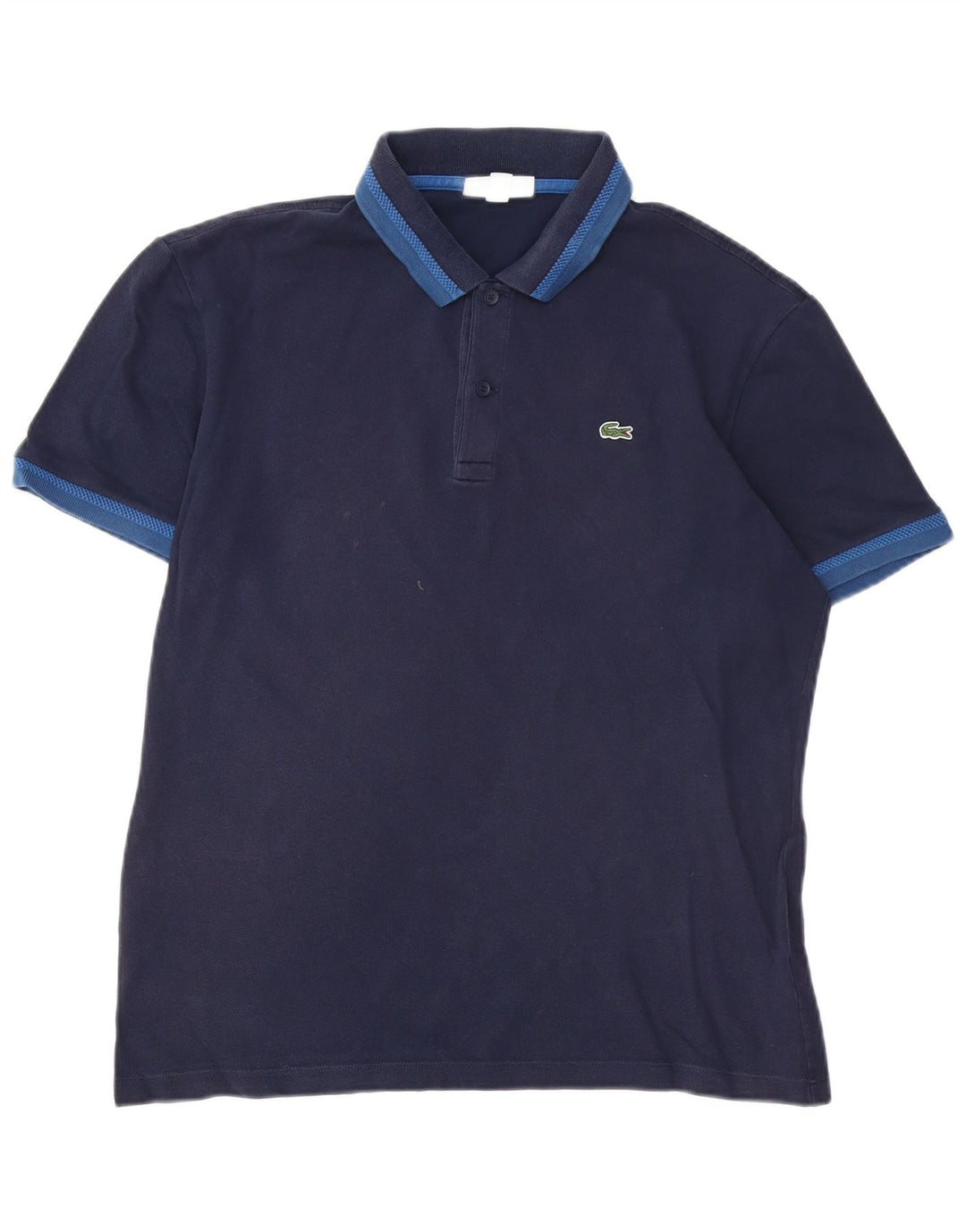 LACOSTE Ανδρικό πουκάμισο Polo Slim Fit Μέγεθος 5 Μεγάλο Βαμβακερό Navy Blue