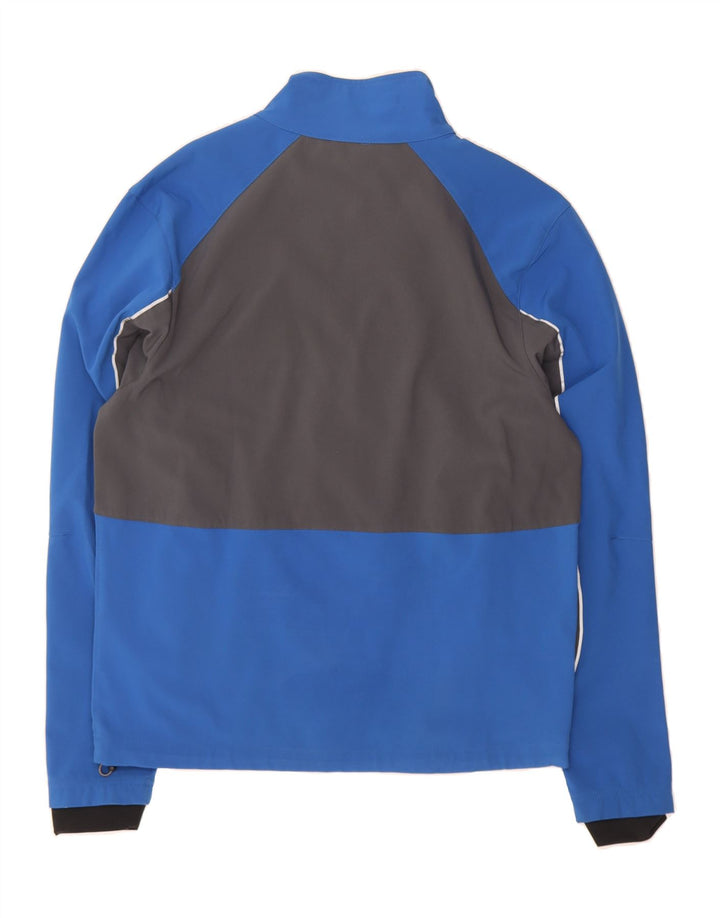 CALVIN KLEIN JEANS Mens Tracksuit Top Jacket Small Blue Colourblock Vintage Calvin Klein Jeans and Second-Hand Calvin Klein Jeans from Messina Hembry 