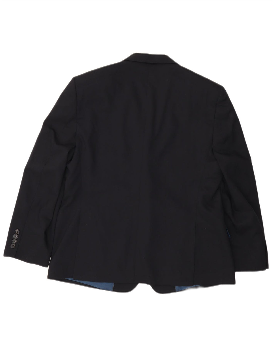 Marks & Spencer Ανδρικό κοντό σακάκι 2 κουμπιών UK 44 XL Navy Blue Wool