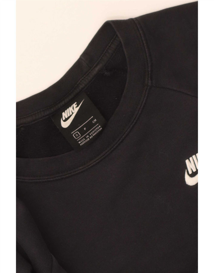 Γυναικεία μπλούζα μεγάλου μεγέθους Nike Jumper UK 10 Small Black