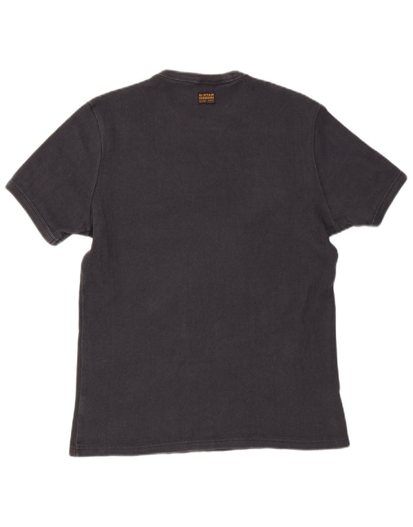 Ανδρικό T-Shirt G-Star Top μεγάλο μαύρο βαμβακερό