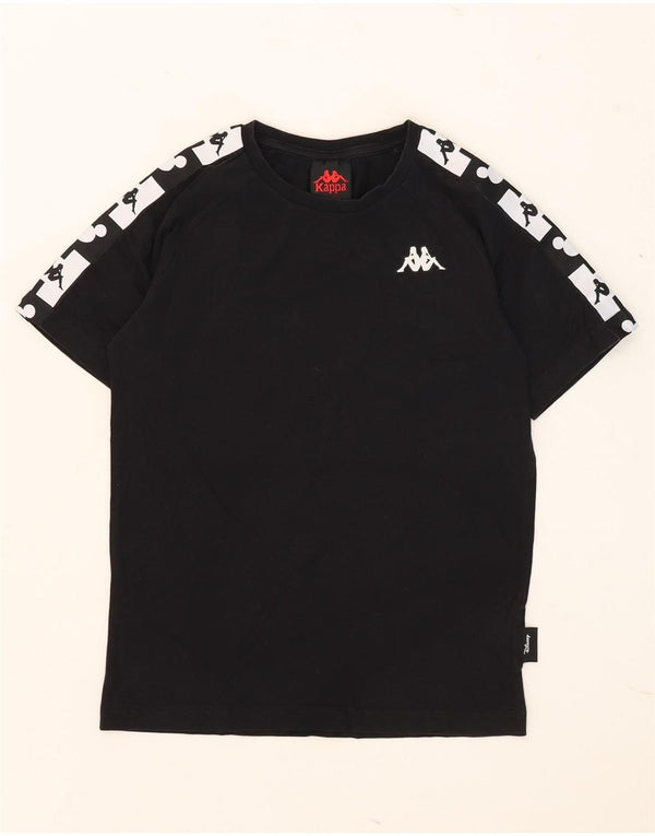 Ανδρικό γραφικό T-Shirt Kappa Top XS Μαύρο Colourblock Βαμβακερό