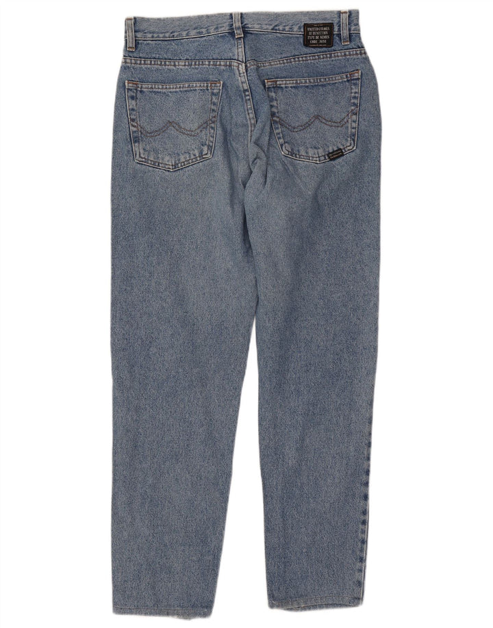 BENETTON Γυναικείο ψηλόμεσο τζιν IT 48 XL W32 L30 Μπλε βαμβακερό