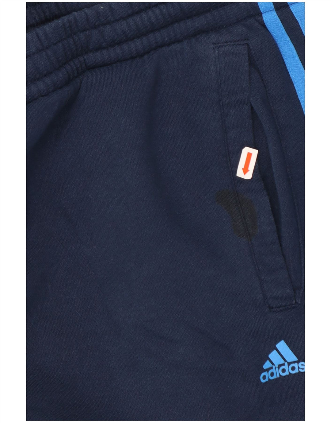 Ανδρική φόρμα ADIDAS Παντελόνι Joggers UK 42/44 Large Navy Blue από βαμβάκι
