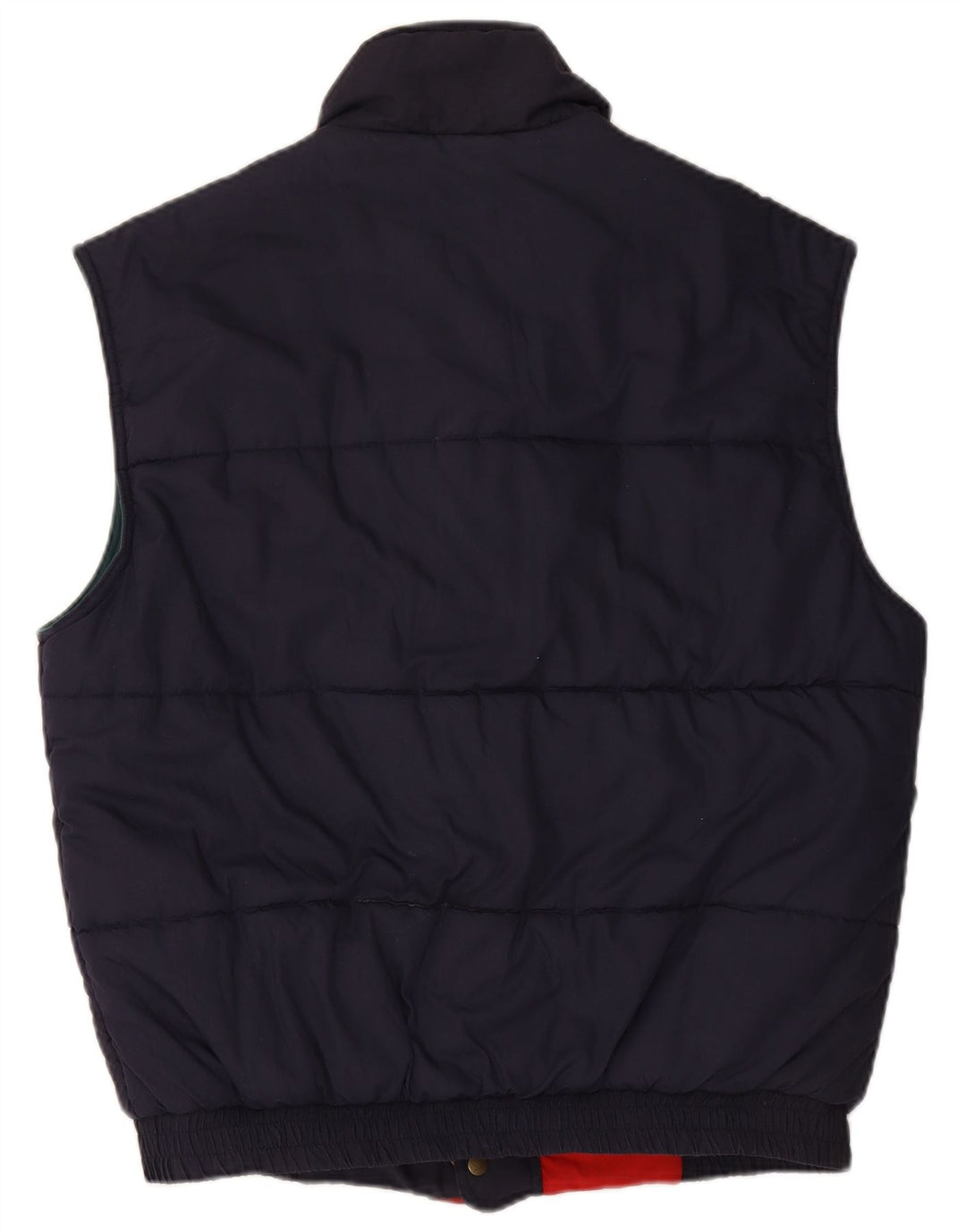 VINTAGE Ανδρικό αναστρέψιμο με επένδυση Gilet UK 42 XL Navy Blue Colourblock