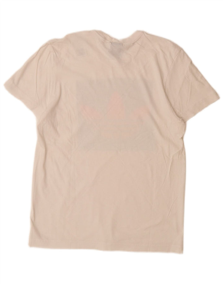 Ανδρικό γραφικό T-Shirt ADIDAS Top Small White Βαμβακερό