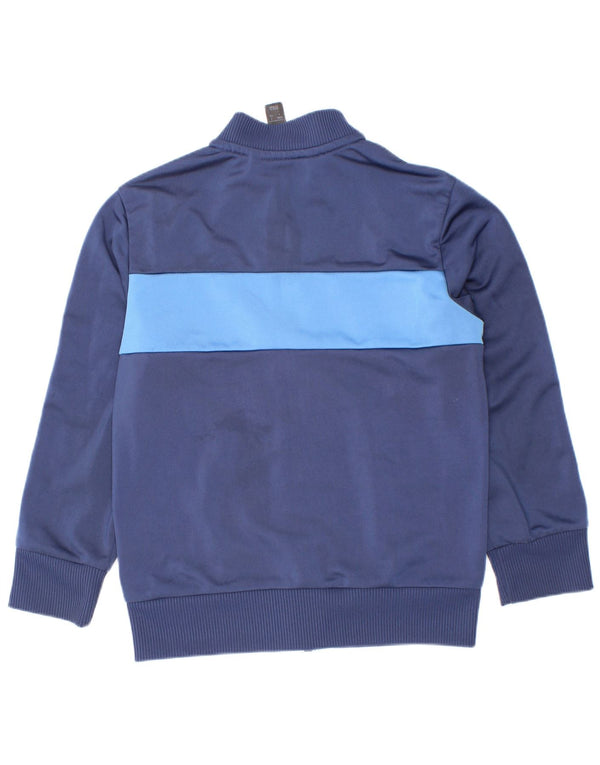Κορυφαία φόρμα Adidas Boys σακάκι 5-6 ετών Navy Blue Colorblock Polyester