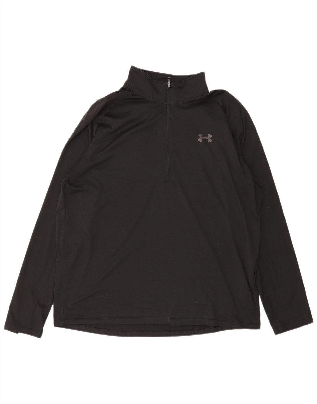 Under Armour Ανδρική λαιμόκοψη με φερμουάρ Loose Fit Top Μακρυμάνικο XL Μαύρο Πολυεστέρας