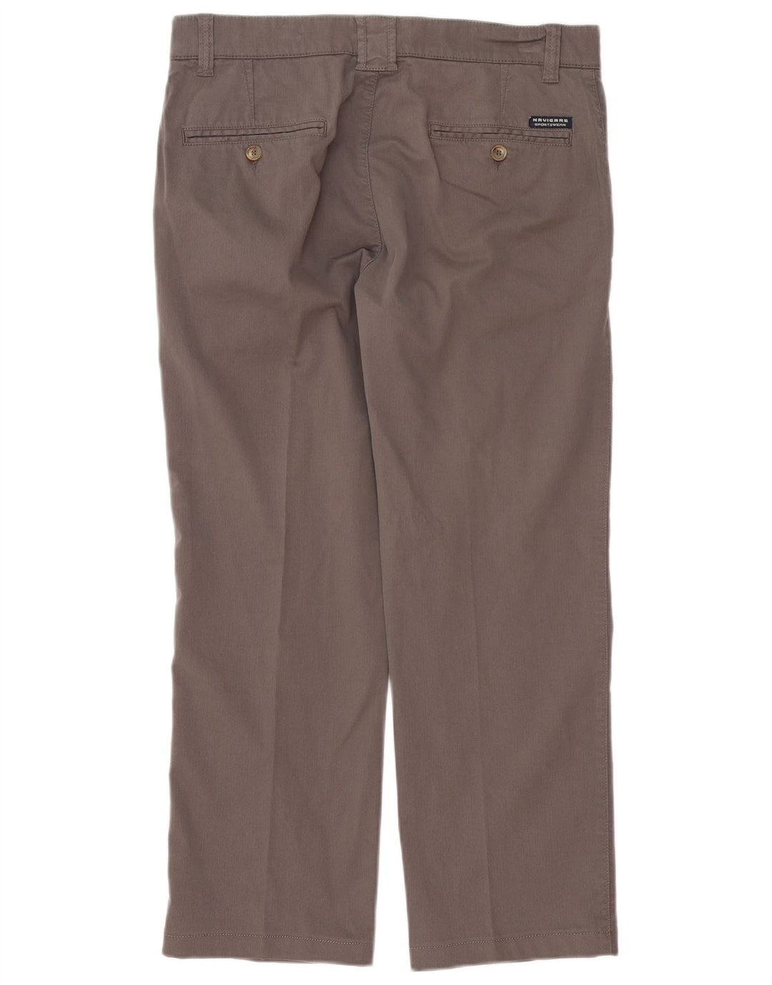 NAVIGARE Ανδρικό ίσιο παντελόνι Chino IT 48 Medium W34 L26 Γκρι βαμβακερό
