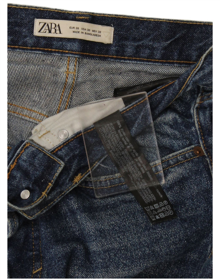 Zara Γυναικείο Slim Jeans EU 38 Small W30 L26 Blue Cotton