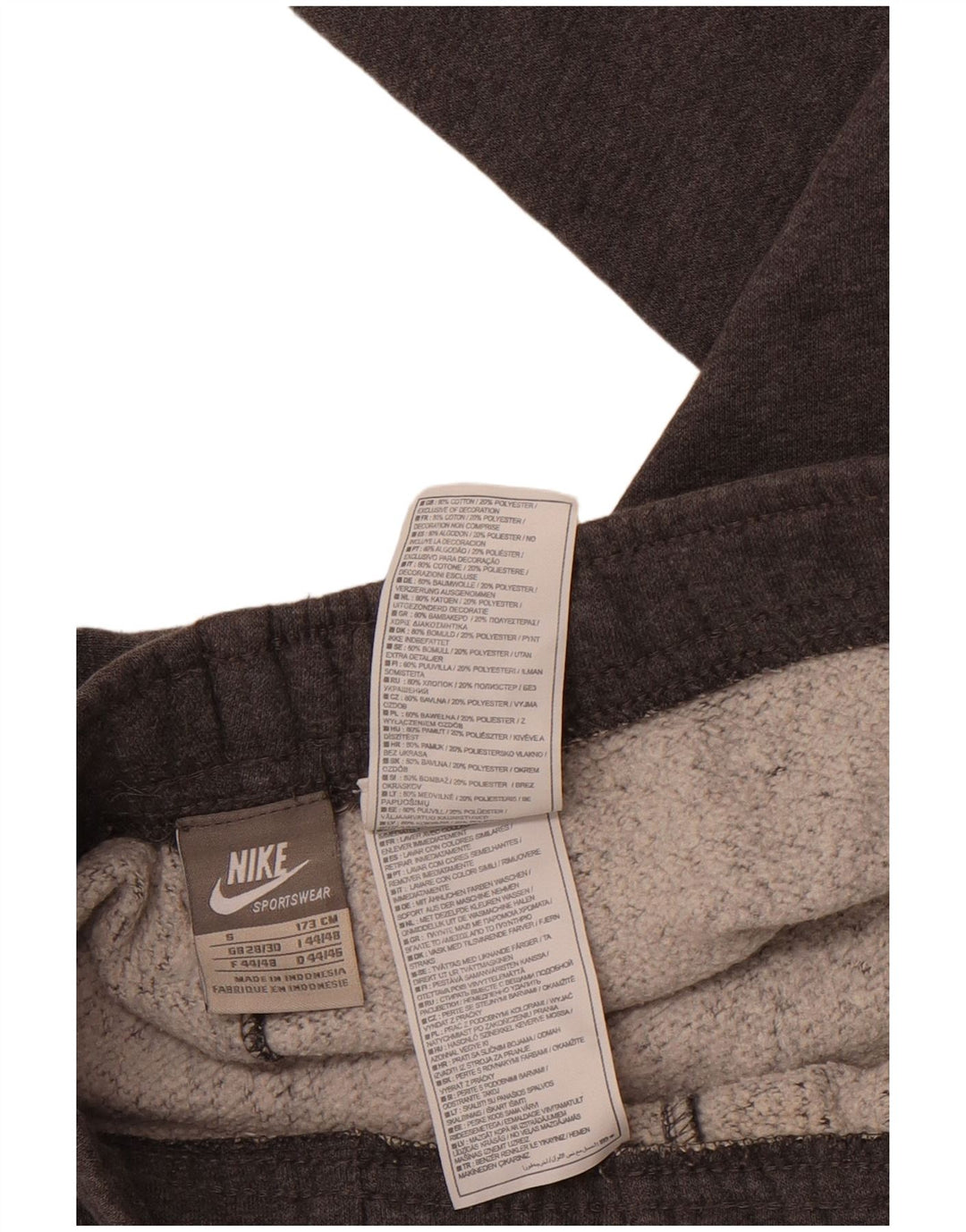 Ανδρικές φόρμες Nike Graphic Παντελόνια Joggers Small Grey Cotton Sports