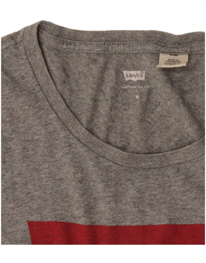 Γυναικείο γραφικό μπλουζάκι Levi's Top UK 14 Medium Grey Flecked