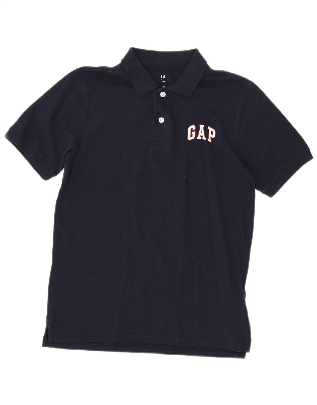GAP Μπλουζάκι πόλο για αγόρια 13-14 ετών 2XL Navy Blue Cotton