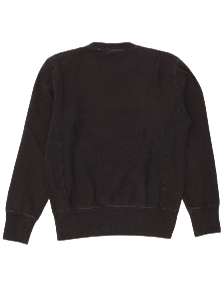 Ανδρική μπλούζα Champion Reverse Weave Graphic Jumper Μεσαίο μαύρο βαμβακερό