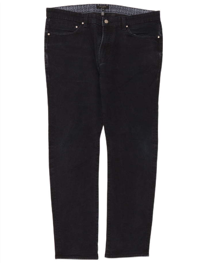 Ted Baker Ανδρικό Slim Jeans W36 L32 Navy Blue Cotton