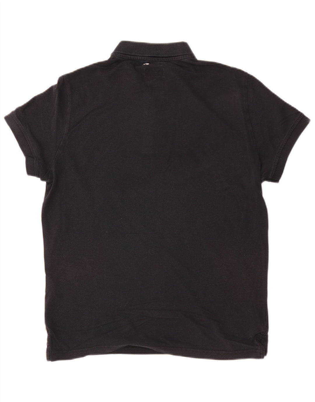 Armani Jeans Ανδρικό πουκάμισο Polo Προσαρμοσμένης Εφαρμογής Μεσαίο μαύρο βαμβακερό