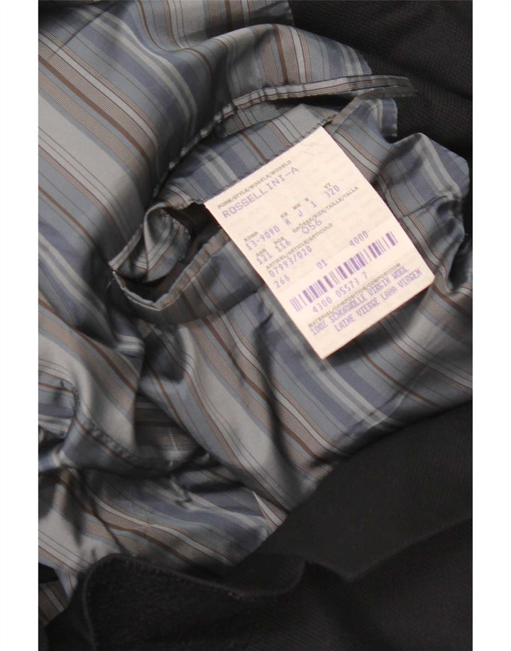 Ανδρικό σακάκι σακάκι Hugo Boss με 3 κουμπιά EU 56 3XL Μαύρο παρθένο μαλλί