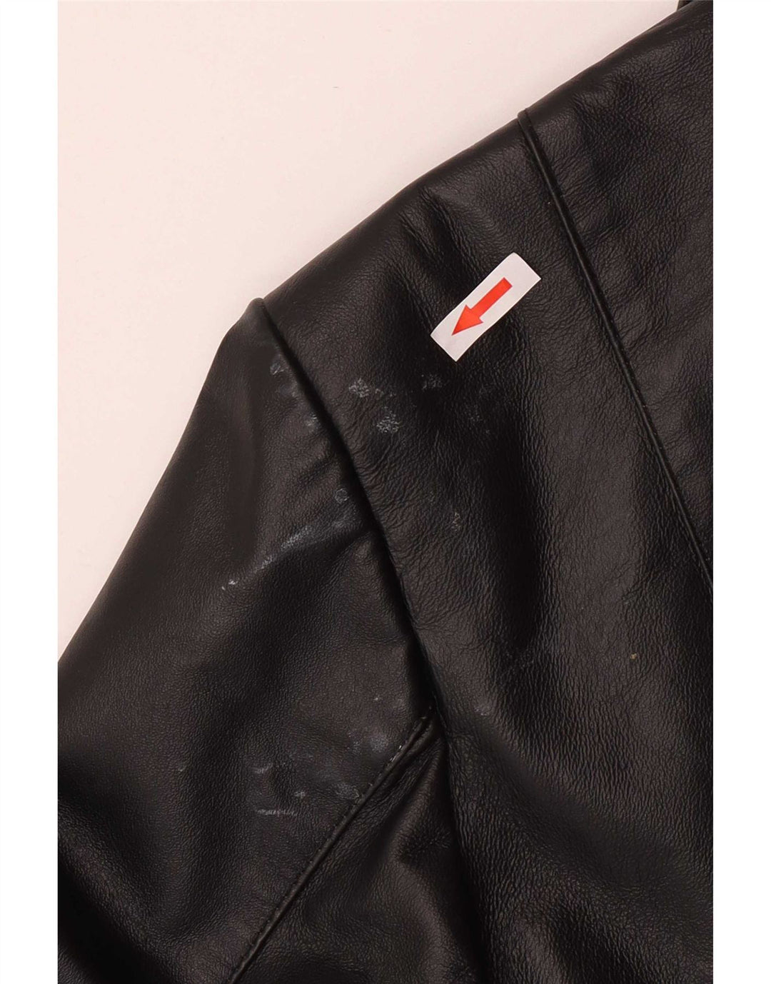 Vintage Γυναικείο Δερμάτινο Μπουφάν IT 48 XL Μαύρο