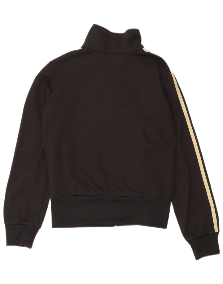 Γυναικεία αθλητική φόρμα Adidas Top Jacket UK 12 μεσαίο μαύρο βαμβακερό