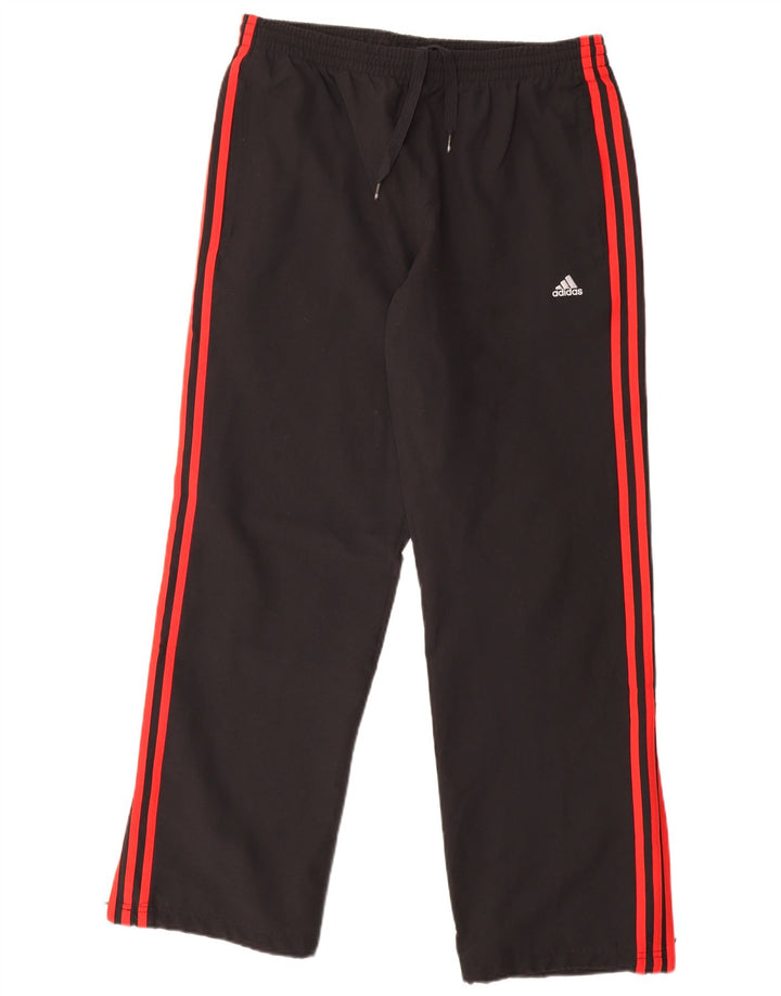 Ανδρική αθλητική φόρμα ADIDAS Climalite Παντελόνι Μεσαίο Μαύρο Πολυεστέρα