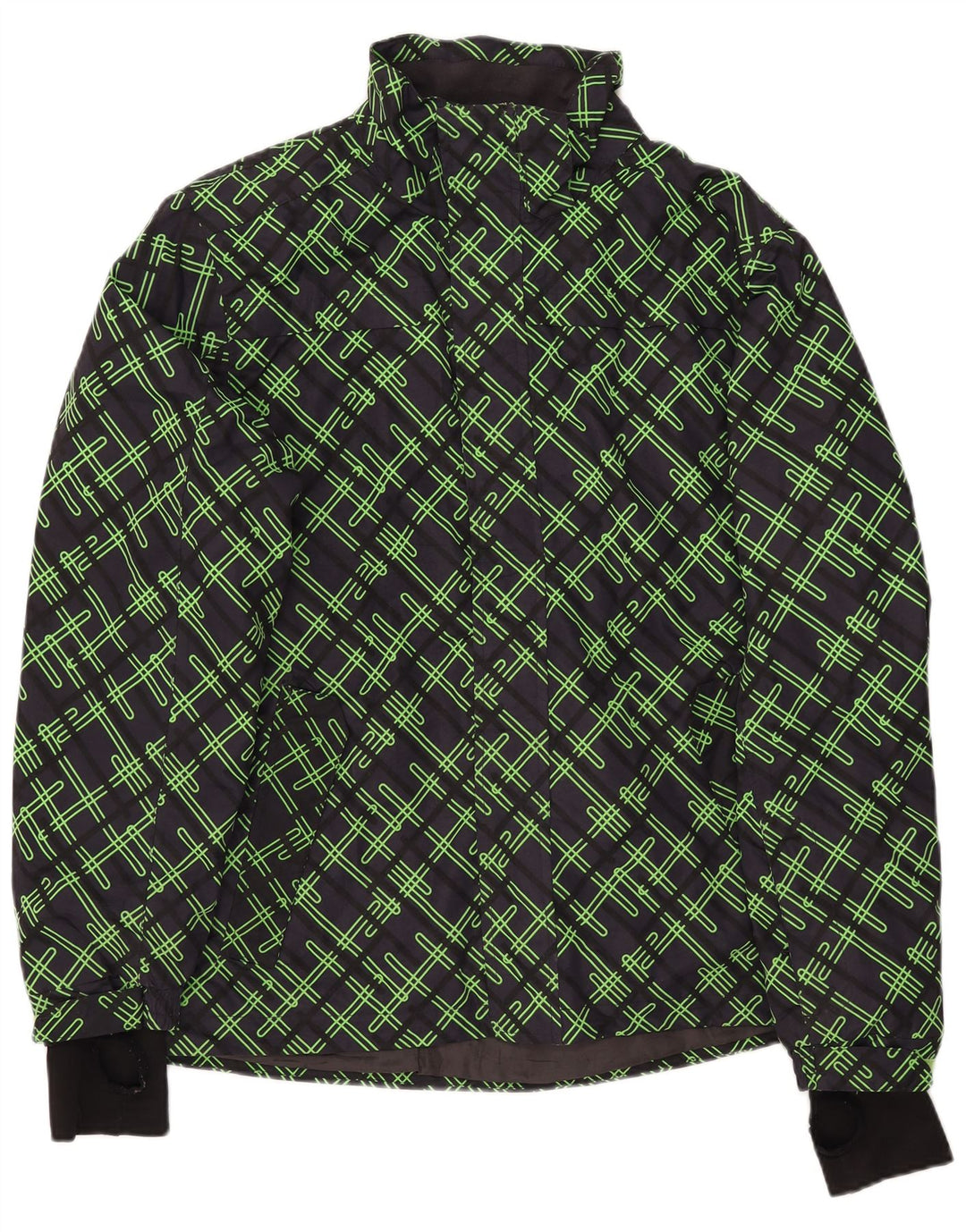 Ανδρικό μπουφάν CRIVIT Windbreaker UK 40 Large Navy Blue Geometric Polyester