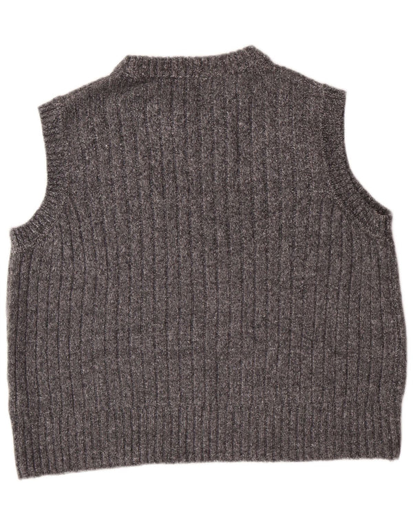 MARKS & SPENCER Γυναικείο γιλέκο Crop Tank Top UK 16 Large Grey Polyester