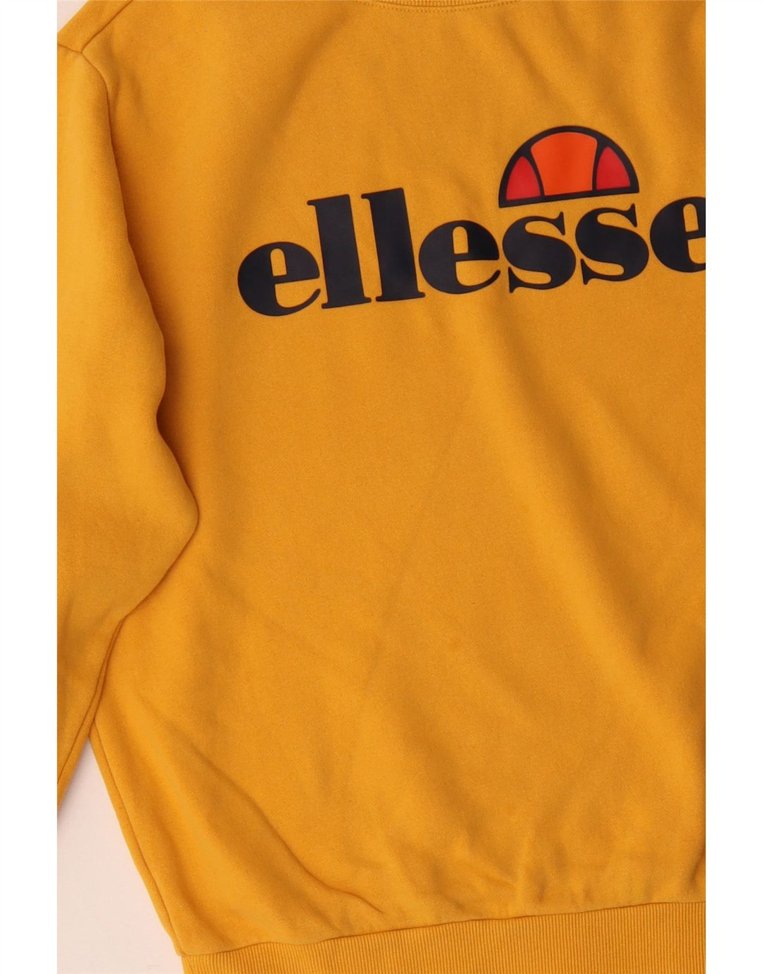 ELLESSE Γυναικείο Φούτερ με γραφικό μεγάλο μέγεθος Jumper UK 12 Medium Yellow