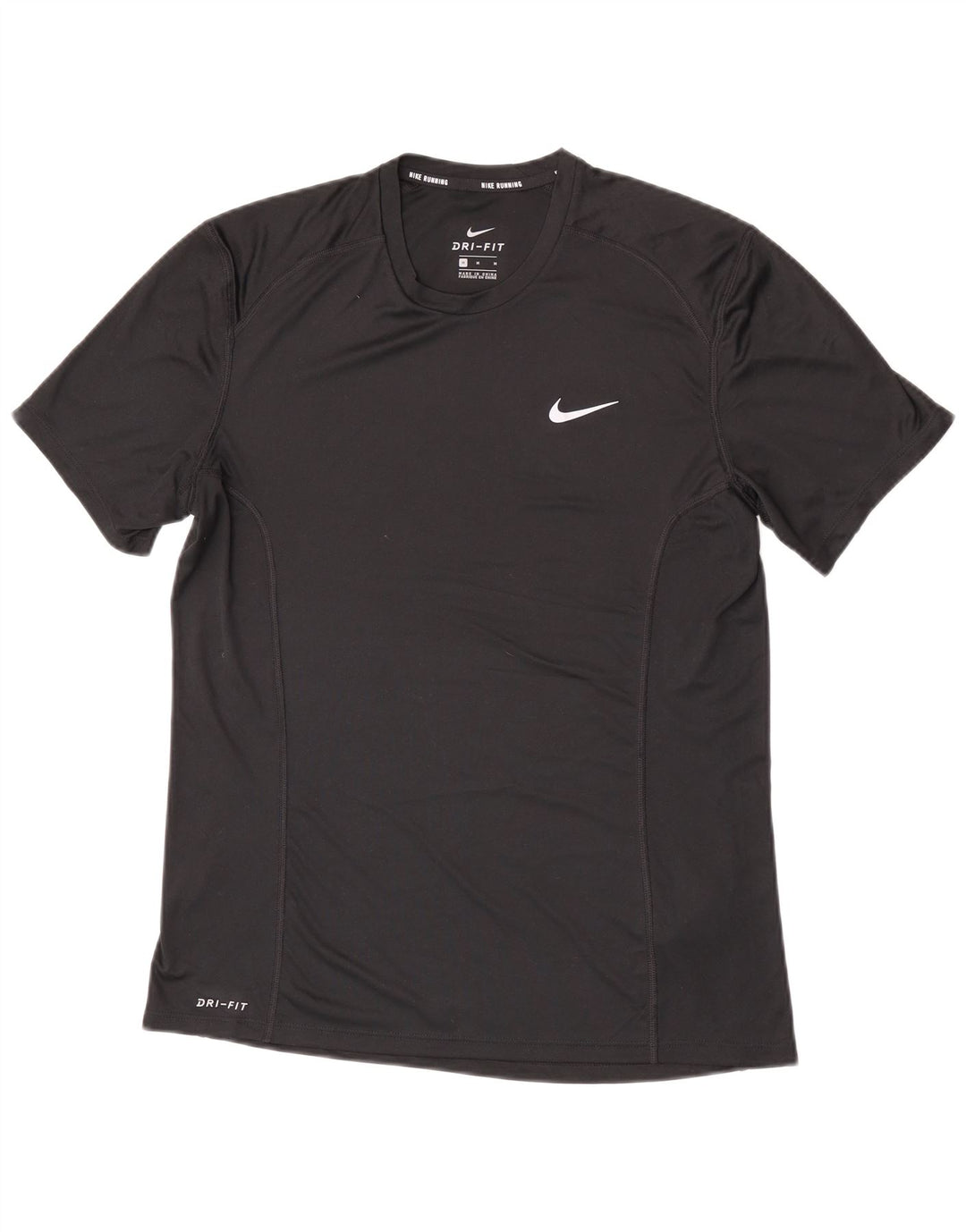 Ανδρικό T-Shirt NIKE Dri Fit Τοπ μεσαίου μαύρου πολυεστέρα