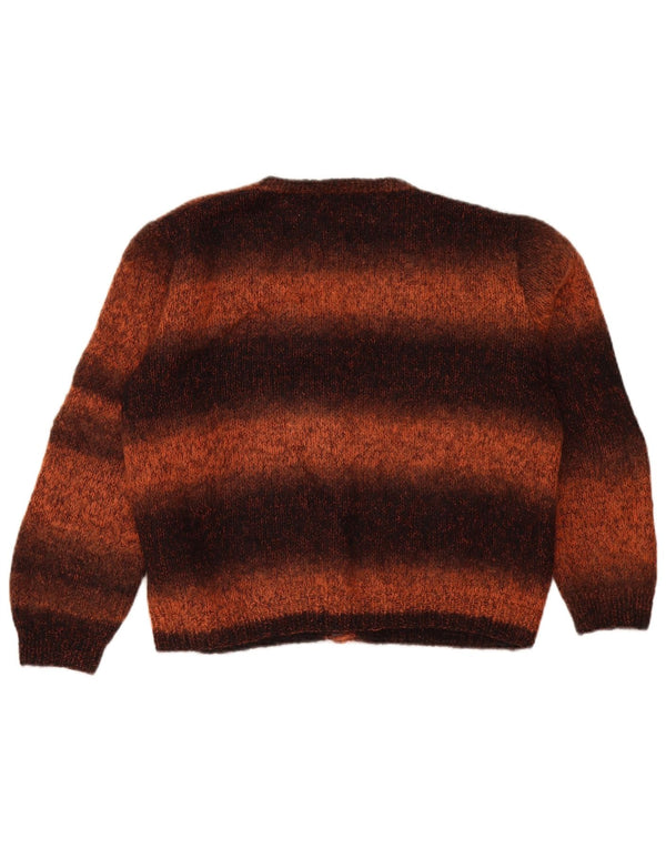 Vintage γυναικεία ζακέτα πουλόβερ UK 18 XL καφέ Colourblock