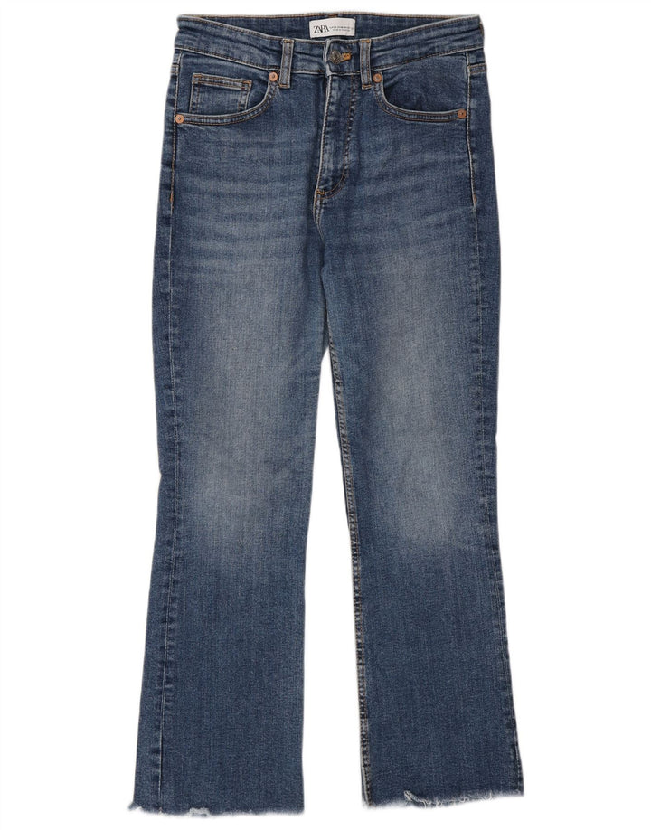 Zara Γυναικείο Τζιν μποτάκι EU 38 Small W28 L26 Blue