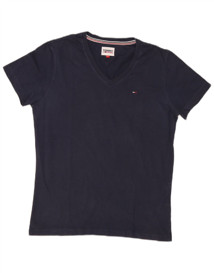 Ανδρικό T-Shirt Tommy Hilfiger Τοπ μεσαίου μπλε βαμβακερό