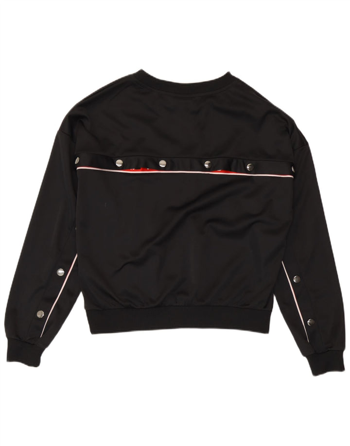 Γυναικεία γραφική φούτερ Fila Jumper UK 14 Medium Black Polyester