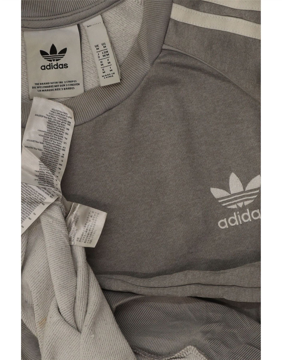 Ανδρικό φούτερ Adidas Jumper Medium Grey Polyester
