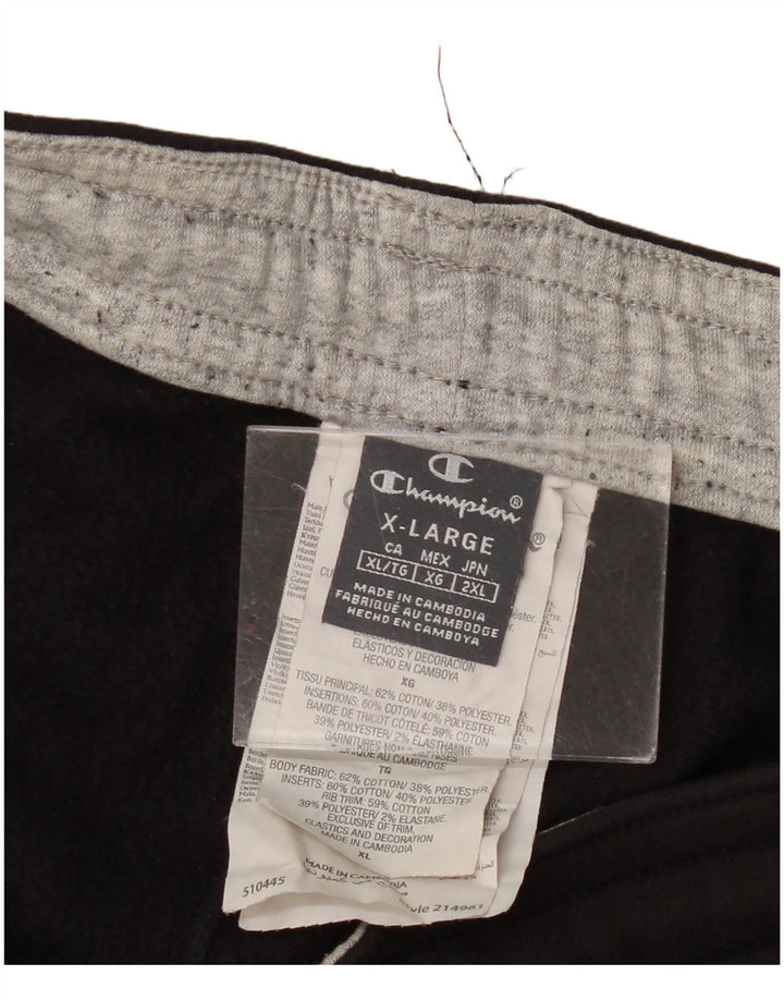CHAMPION Ανδρική φόρμα γραφικής παντελόνι Joggers XL Μαύρο βαμβακερό